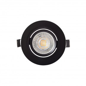 DK3020-BK Встраиваемый светильник, IP 20, 10 Вт, GU5.3, LED, черный, пластик в Кунгуре - kungur.ok-mebel.com | фото