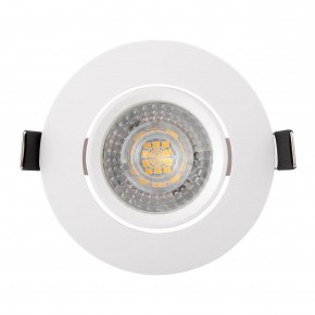 DK3020-WH Встраиваемый светильник, IP 20, 10 Вт, GU5.3, LED, белый, пластик в Кунгуре - kungur.ok-mebel.com | фото