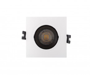 DK3021-WB Встраиваемый светильник, IP 20, 10 Вт, GU5.3, LED, белый/черный, пластик в Кунгуре - kungur.ok-mebel.com | фото