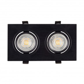 DK3022-BK Встраиваемый светильник, IP 20, 10 Вт, GU5.3, LED, черный, пластик в Кунгуре - kungur.ok-mebel.com | фото 2