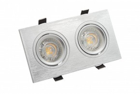 DK3022-CM Встраиваемый светильник, IP 20, 10 Вт, GU5.3, LED, серый, пластик в Кунгуре - kungur.ok-mebel.com | фото 3