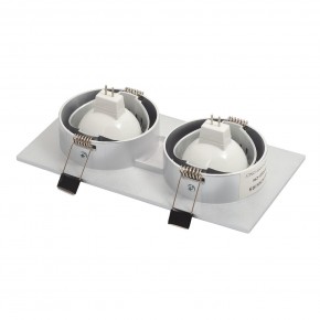 DK3022-CM Встраиваемый светильник, IP 20, 10 Вт, GU5.3, LED, серый, пластик в Кунгуре - kungur.ok-mebel.com | фото 4
