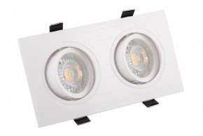 DK3022-WH Встраиваемый светильник, IP 20, 10 Вт, GU5.3, LED, белый, пластик в Кунгуре - kungur.ok-mebel.com | фото