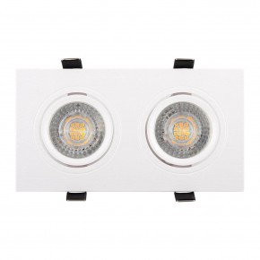 DK3022-WH Встраиваемый светильник, IP 20, 10 Вт, GU5.3, LED, белый, пластик в Кунгуре - kungur.ok-mebel.com | фото 2