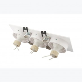 DK3023-WH Встраиваемый светильник, IP 20, 10 Вт, GU5.3, LED, белый, пластик в Кунгуре - kungur.ok-mebel.com | фото 4