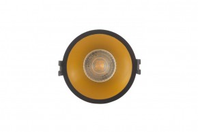 DK3026-BG Встраиваемый светильник, IP 20, 10 Вт, GU5.3, LED, черный/золотой, пластик в Кунгуре - kungur.ok-mebel.com | фото
