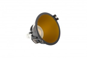 DK3026-BG Встраиваемый светильник, IP 20, 10 Вт, GU5.3, LED, черный/золотой, пластик в Кунгуре - kungur.ok-mebel.com | фото 4
