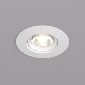 DK3028-WH Встраиваемый светильник, IP 20, 10 Вт, GU5.3, LED, белый, пластик в Кунгуре - kungur.ok-mebel.com | фото