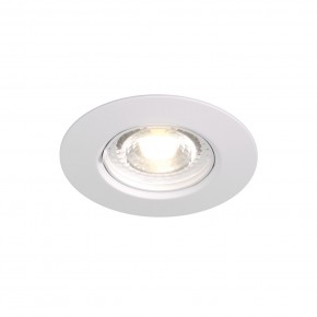 DK3028-WH Встраиваемый светильник, IP 20, 10 Вт, GU5.3, LED, белый, пластик в Кунгуре - kungur.ok-mebel.com | фото 5