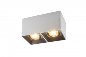 DK3035-WB Светильник накладной IP 20, 10 Вт, GU5.3, LED, белый/черный, пластик в Кунгуре - kungur.ok-mebel.com | фото