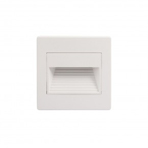 DK3050-WH Светильник встраиваемый в стену, IP 20, LED 3000, 1 Вт, белый, пластик в Кунгуре - kungur.ok-mebel.com | фото 3