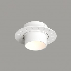 DK3056-WH Встраиваемый светильник под шпатлевку, IP20, до 15 Вт, LED, GU5,3, белый, пластик в Кунгуре - kungur.ok-mebel.com | фото