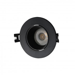 DK3061-BK Встраиваемый светильник, IP 20, 10 Вт, GU5.3, LED, черный/черный, пластик в Кунгуре - kungur.ok-mebel.com | фото