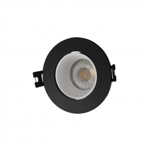 DK3061-BK+WH Встраиваемый светильник, IP 20, 10 Вт, GU5.3, LED, черный/белый, пластик в Кунгуре - kungur.ok-mebel.com | фото