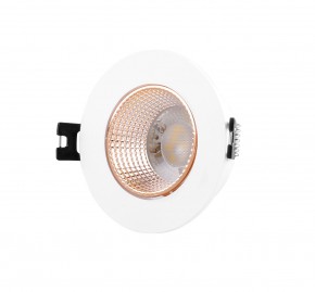 DK3061-WBR Встраиваемый светильник, IP 20, 10 Вт, GU5.3, LED, белый/бронзовый, пластик в Кунгуре - kungur.ok-mebel.com | фото