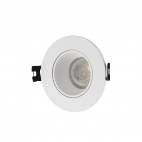 DK3061-WH Встраиваемый светильник, IP 20, 10 Вт, GU5.3, LED, белый/белый, пластик в Кунгуре - kungur.ok-mebel.com | фото
