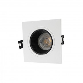DK3071-WH+BK Встраиваемый светильник, IP 20, 10 Вт, GU5.3, LED, белый/черный, пластик в Кунгуре - kungur.ok-mebel.com | фото
