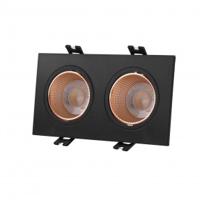 DK3072-BBR Встраиваемый светильник, IP 20, 10 Вт, GU5.3, LED, черный/бронзовый, пластик в Кунгуре - kungur.ok-mebel.com | фото