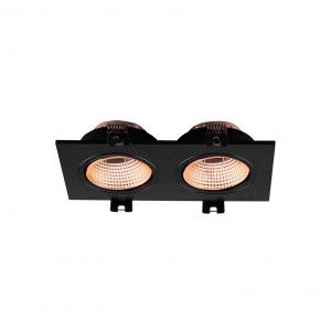 DK3072-BBR Встраиваемый светильник, IP 20, 10 Вт, GU5.3, LED, черный/бронзовый, пластик в Кунгуре - kungur.ok-mebel.com | фото 2