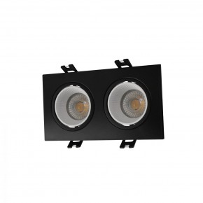 DK3072-BK+WH Встраиваемый светильник, IP 20, 10 Вт, GU5.3, LED, черный/белый, пластик в Кунгуре - kungur.ok-mebel.com | фото