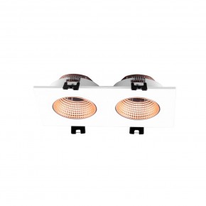 DK3072-WBR Встраиваемый светильник, IP 20, 10 Вт, GU5.3, LED, белый/бронзовый, пластик в Кунгуре - kungur.ok-mebel.com | фото 2