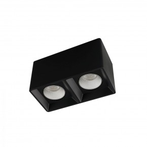 DK3085-BK+CH Светильник накладной IP 20, 10 Вт, GU5.3, LED, черный/хром, пластик в Кунгуре - kungur.ok-mebel.com | фото