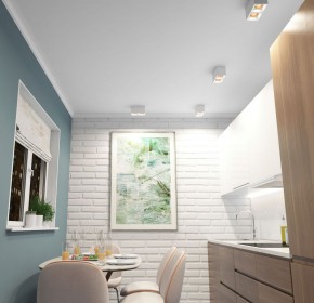 DK3085-WH+BR Светильник накладной IP 20, 10 Вт, GU5.3, LED, белый/бронзовый, пластик в Кунгуре - kungur.ok-mebel.com | фото 2