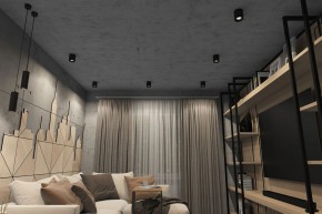 DK3090-BK+CH Светильник накладной IP 20, 10 Вт, GU5.3, LED, черный/хром, пластик в Кунгуре - kungur.ok-mebel.com | фото 2