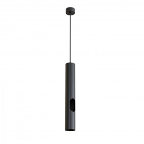 DK4045-BK Подвесной светильник, с декоративным вырезом, IP 20, до 15 Вт, LED, GU10, черный, алюминий в Кунгуре - kungur.ok-mebel.com | фото