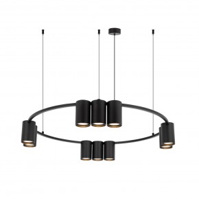 DK4065-BK Подвесной светильник ORBIT, IP20, 10xGU10 LED до 15 Вт, черный матовый, алюминий в Кунгуре - kungur.ok-mebel.com | фото 3