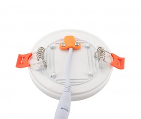 DK4604-WW Встраиваемый светильник, IP 20, 18 Вт, LED 3000, белый, пластик в Кунгуре - kungur.ok-mebel.com | фото 5
