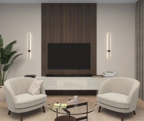 DK5012-BK Бра 800 мм, 3000К, IP20, 7 Вт, черный, алюминий в Кунгуре - kungur.ok-mebel.com | фото 5