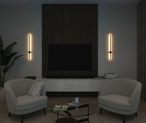 DK5012-BK Бра 800 мм, 3000К, IP20, 7 Вт, черный, алюминий в Кунгуре - kungur.ok-mebel.com | фото 6