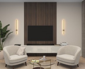 DK5012-SG Бра 800 мм, 3000К, IP20,7 Вт, матовое золото в Кунгуре - kungur.ok-mebel.com | фото 5