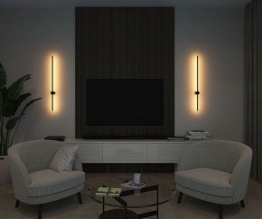 DK5014-BK Бра 1000 мм, 3000К, IP20, 12 Вт, черный, алюминий в Кунгуре - kungur.ok-mebel.com | фото 6
