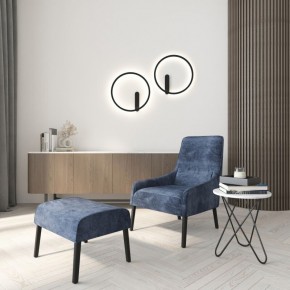 DK5035-BK Бра ROUND со светодиодом, IP20, 24W, 3000/4000/6500K, черный, алюминий в Кунгуре - kungur.ok-mebel.com | фото 8