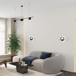 DK5060-BK Бра ORBIT, IP20, 3000К, LED, 10 Вт, черный матовый, алюминий в Кунгуре - kungur.ok-mebel.com | фото 5
