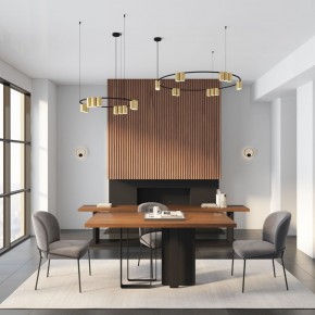 DK5060-BK+SG Бра ORBIT, IP20, 3000К, LED, 10 Вт, черный + сатинированное золото, алюминий в Кунгуре - kungur.ok-mebel.com | фото 6