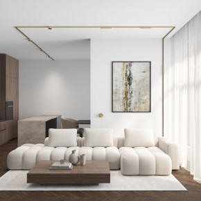 DK5072-SB Бра SHINE WALL со светодиодом, D104*H68, IP20, 3000К, 3W, RA?90, сатинированная латунь, алюминий в Кунгуре - kungur.ok-mebel.com | фото 6