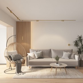 DK5072-SB Бра SHINE WALL со светодиодом, D104*H68, IP20, 3000К, 3W, RA?90, сатинированная латунь, алюминий в Кунгуре - kungur.ok-mebel.com | фото 8