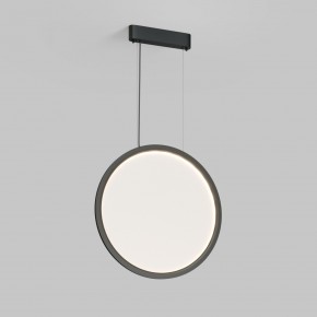 DK6606-BK Подвесной вертикальный светильник Veil со светодиодом H1700 d600 220V 48W 3000-6000K IP20 черный алюминий в Кунгуре - kungur.ok-mebel.com | фото