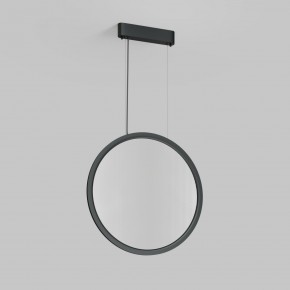 DK6606-BK Подвесной вертикальный светильник Veil со светодиодом H1700 d600 220V 48W 3000-6000K IP20 черный алюминий в Кунгуре - kungur.ok-mebel.com | фото 2