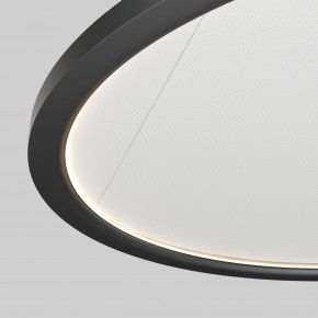 DK6616-BK Подвесной горизонтальный светильник Veil со светодиодом H900 d600 220V 48W 3000-6000K IP20 черный алюминий в Кунгуре - kungur.ok-mebel.com | фото 3