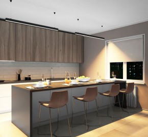 DK9123-BK Линейный светильник 30W 1250mm 3000K, черный в Кунгуре - kungur.ok-mebel.com | фото 7