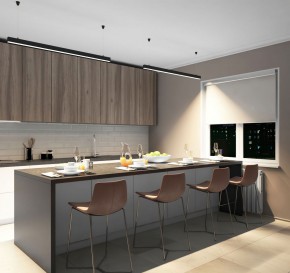 DK9124-BK Линейный светильник 30W 1250mm 4000K, черный в Кунгуре - kungur.ok-mebel.com | фото 4