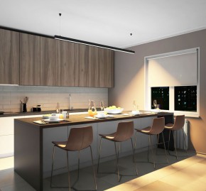 DK9203-BK Линейный светильник 52W 2000mm 3000K, черный в Кунгуре - kungur.ok-mebel.com | фото 5