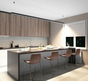 DK9304-BK Линейный светильник 72W 3000mm 4000K, черный в Кунгуре - kungur.ok-mebel.com | фото 5