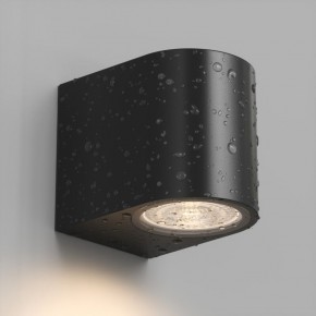 DK9790-BK Настенный уличный светильник NARVIK, IP44, GU10 LED, до 15 Вт, черный, алюминий в Кунгуре - kungur.ok-mebel.com | фото 3