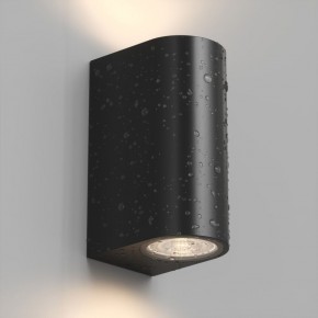 DK9791-BK Настенный уличный светильник NARVIK, IP44, 2хGU10 LED, до 15 Вт, черный, алюминий в Кунгуре - kungur.ok-mebel.com | фото 3