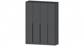ЭЛЕГАНТ Шкаф 4х створчатый (графит) в Кунгуре - kungur.ok-mebel.com | фото